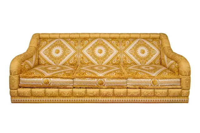 Versace Home Limited Edition Sarı Kanepe