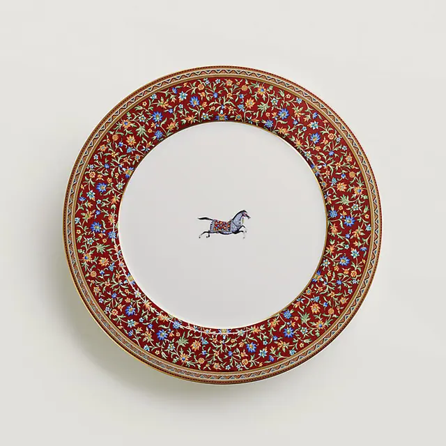 Hermes Cheval d'Orient Yemek Tabağı - 4 Adet