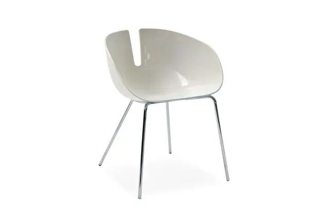 Moroso Fjord H. Armchair base inox without cover