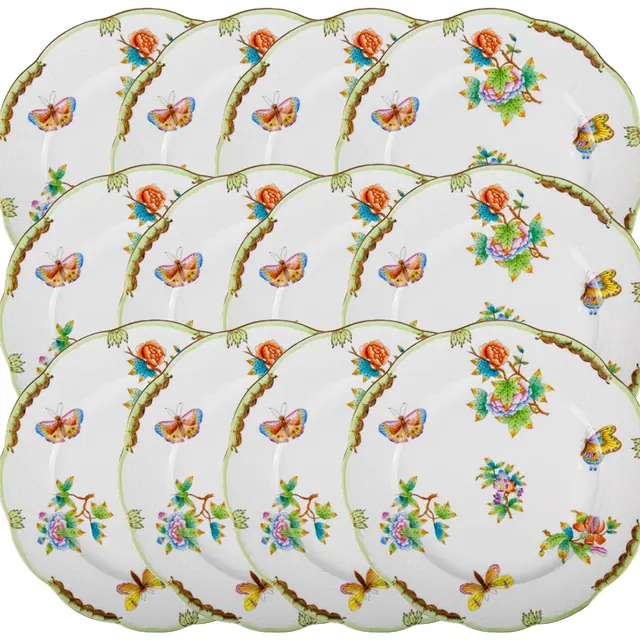 Herend Queen Victoria Yemek Tabağı - 12 Adet