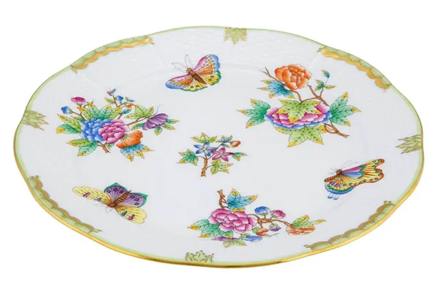 Herend Queen Victoria Yemek Tabağı - 12 Adet, 25.5 cm