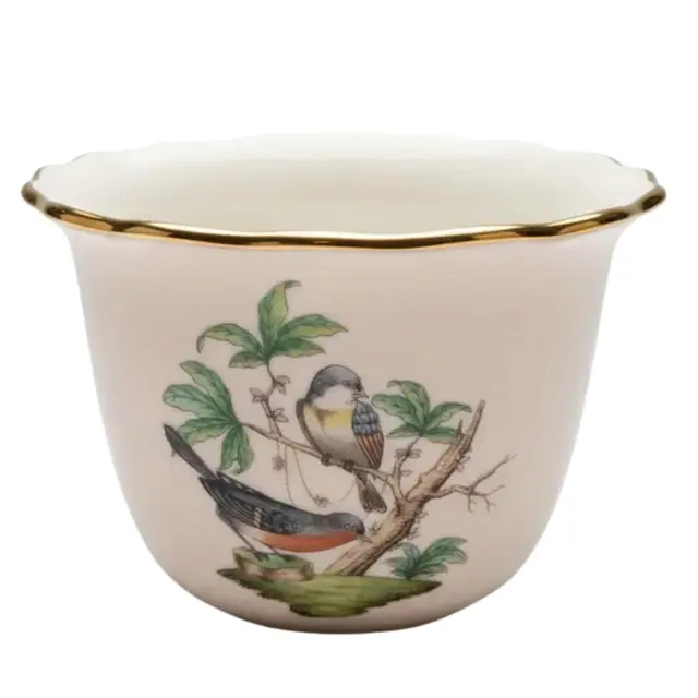 Herend Rothschild Bird Minik Cache Pots